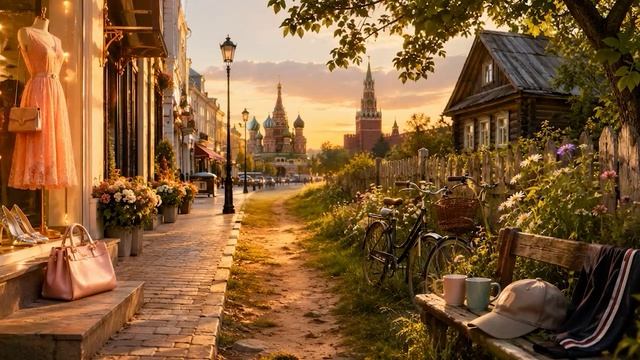 Поехали со мной — веселая песня про Москву, деревню и простую любовь