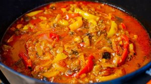 Вкуснейшее лечо с баклажанами. Новый фаворит на вашем столе.
