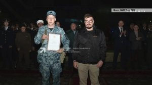 Полицейские встретили сослуживцев из длительной командировки