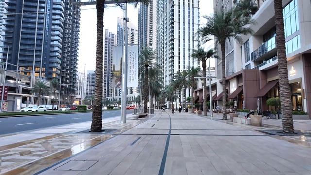 Дубай прогулка по центру города небоскрёбы роскошь и современная атмосфера ОАЭ ✨ смотреть онлайн