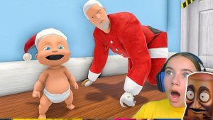 РЕБЕНОК в Жёлтом ВСТРЕТИЛ ДЕДА МОРОЗА Who's Your Daddy