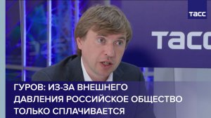Гуров: из-за внешнего давления российское общество только сплачивается