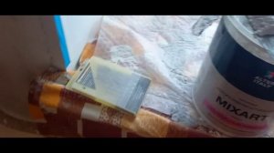 Наношу красивую декоративную штукатурку