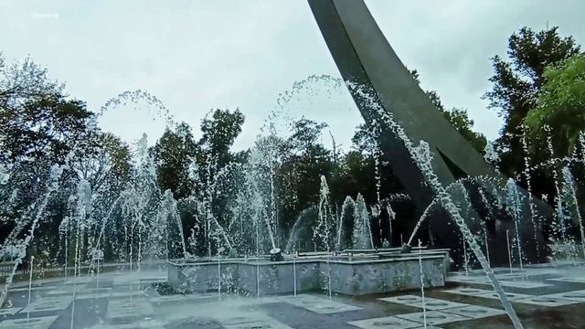 Музыкальный фонтан 2 часть. Южно-Сахалинск