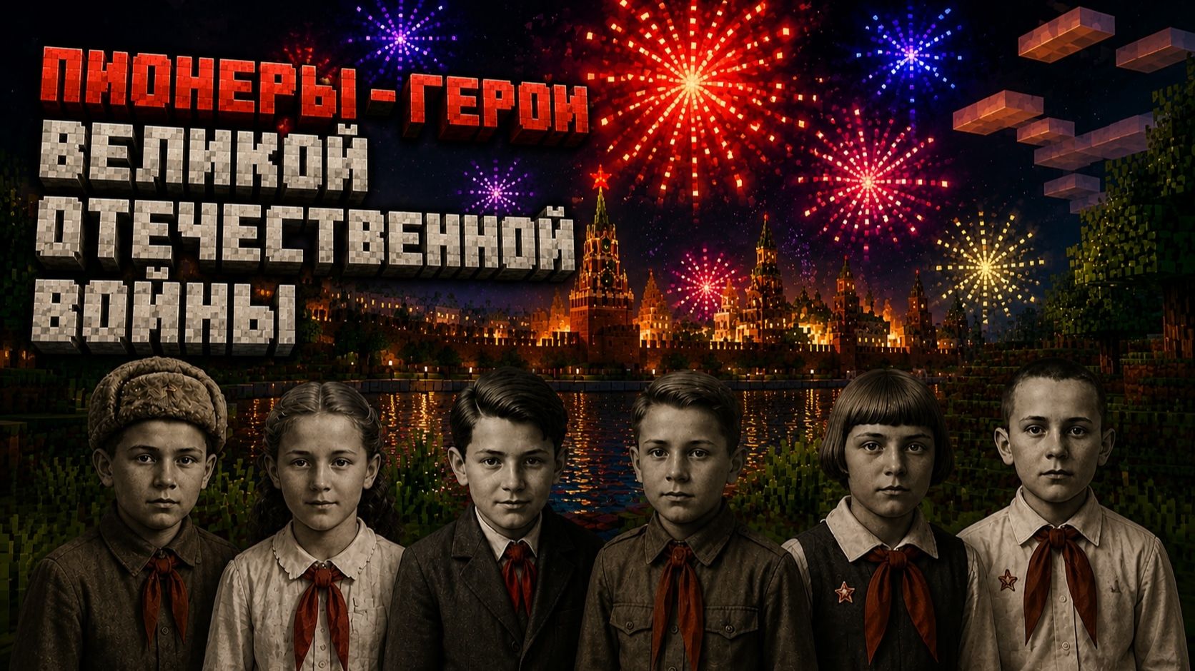 Пионеры — герои Великой Отечественной войны | Лекция в Minecraft | MindCube Академия