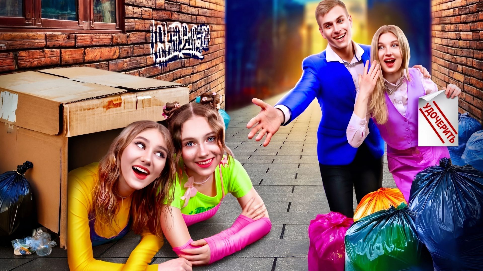 [Тим Тин Голд] - Мы Приютили Сирот Из Детского Дома! Шокируем Нашу Дочь Новыми Детьми смотреть онлайн