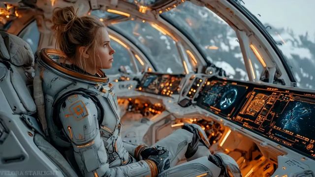 Future City 2190 Walking Through Tomorrow Relaxing Ambient Music смотреть онлайн