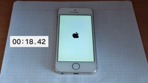 Как быстро включится iPhone 5S на ios 12?