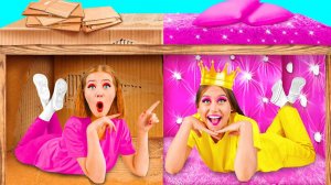 Секретный Домик Под Кроватью # Богатая vs Бедная Челлендж от DoDo Challenge