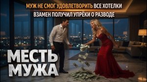МУЖ НЕ СМОГ УДОВЛЕТВОРИТЬ ВСЕ ХОТЕЛКИ ВЗАМЕН ПОЛУЧИЛ УПРЁКИ О РАЗВОДЕ I МЕСТЬ МУЖА