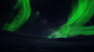 Emerald Skies ｜ Calm Ambient Music Beneath Dancing Auroras - Peaceful Northern Lights Relaxation