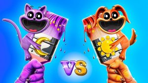 Мы построили секретный домик CATNAP vs DogDay!