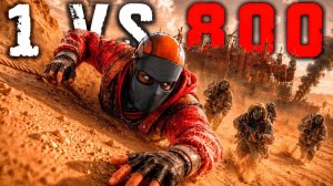1440р60 СДЕЛАЛ НЕВОЗМОЖНОЕ... Выжил ОДИН против 800 игроков в Раст Rust
