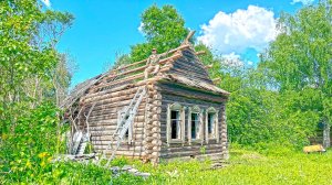 Старый дом лишился крыши. Разбор ветхих конструкций. Берёмся за новое дело