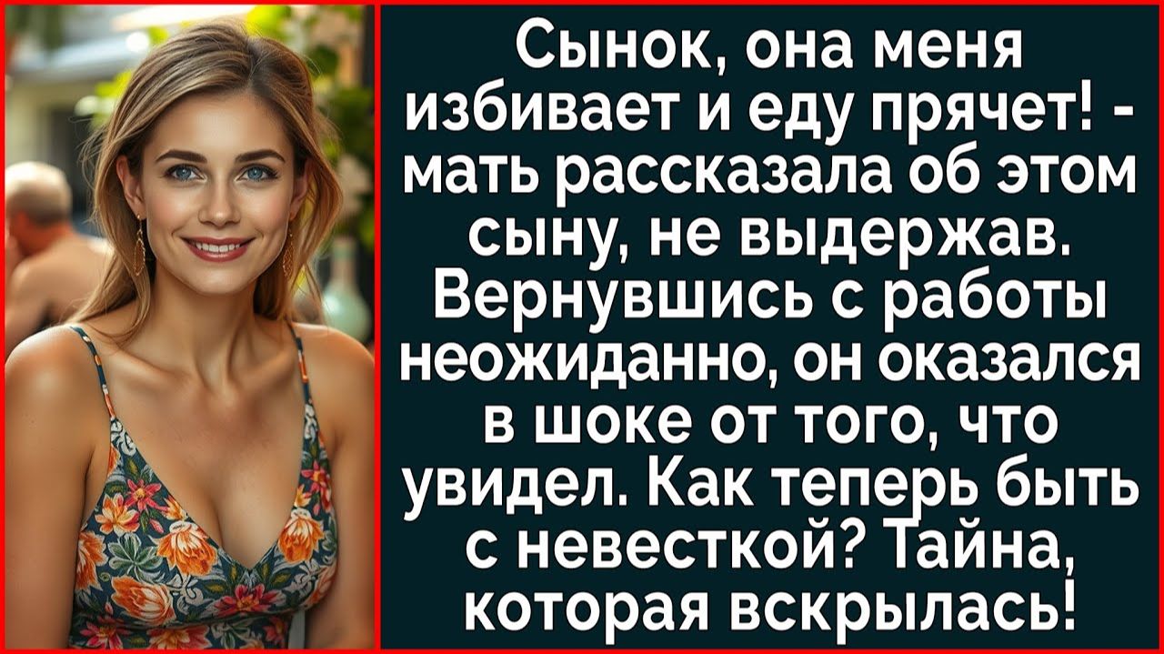 Истории из жизни| Сын, она меня бьет и еду прячет! — мать в слезах |Аудио рассказы|Жизненные истории смотреть онлайн