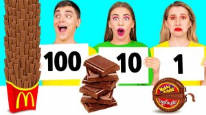 100 слоев еды Челлендж #5 от HAHANOM Challenge