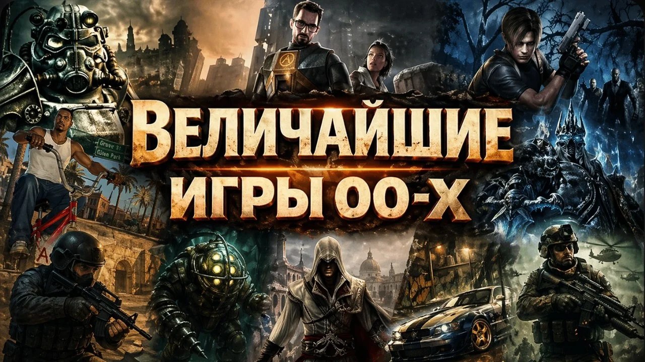 ⚡ТОП-40 игр 2000-х, КОТОРЫЕ ИЗМЕНИЛИ ИНДУСТРИЮ❗Лучшие игры поколения🎮