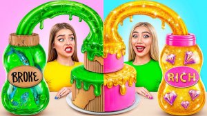 Богатое vs Бедное Украшение Торта Челлендж # Война Пранков от Multi DO Challenge