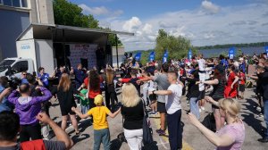 Зарядка с олимпийским чемпионом в Самаре