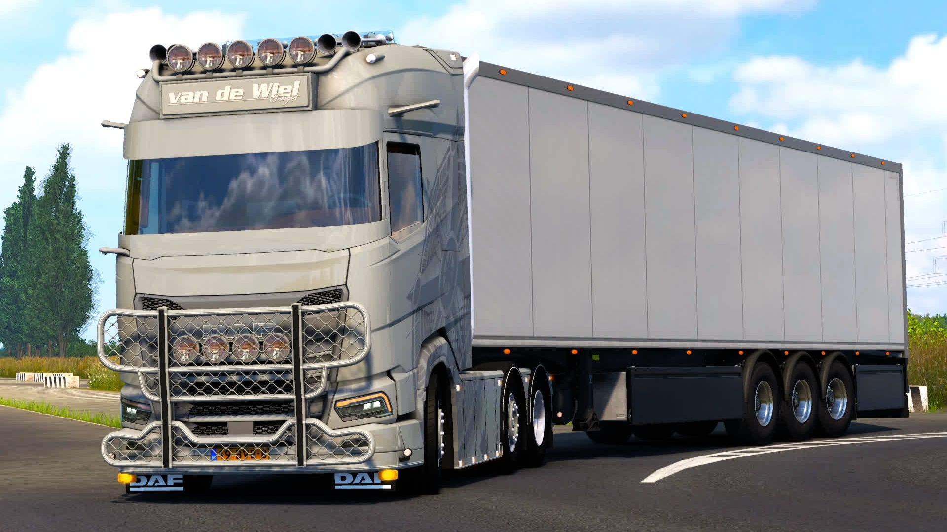 685 / ETS2 1.58 / Daf XG+ 530 Van de Wiel Transport / Рейс в Донецк. смотреть онлайн