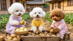 😢🐶 СОБАЧКИ ЛИТЛ ПОУ УКРАЛ КАРТОШКУ У БРАТА… В КОНЦЕ СО СЛЕЗАМИ ПРИЗНАЛСЯ В СВОЕЙ ОШИБКЕ 🥔🐾💖