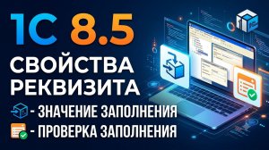 Свойства реквизита. Значение заполнения Проверка заполнения