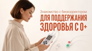 Знакомство с биокорректором для поддержания здоровья с 0+ #квч #биокорректор #икизлучения