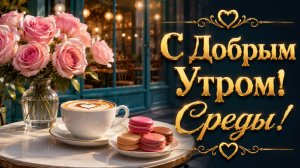 С Добрым Утром Среды ☀️ Красивые пожелания хорошего дня