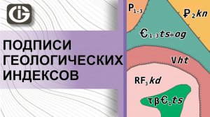 Подписи геологических индексов в GIS Integro | ГИС Интегро