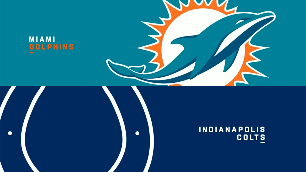 NFL. "Indianapolis Colts"-"Miami Dolphins"