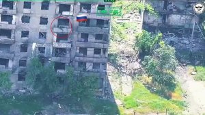 Бой в городской застройке Константиновки.