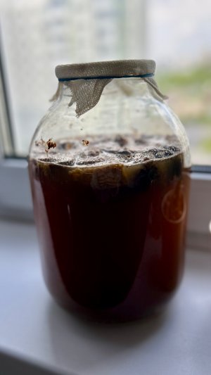 Квас на пшеничной закваске