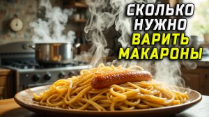 Сколько нужно варить макароны