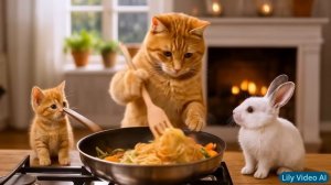 Котенок сбил машину на бездомного котенка 😿 Мама-кошка приносит домой раненого котенка