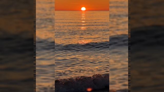 Янтарный закат в Балтийском море смотреть онлайн
