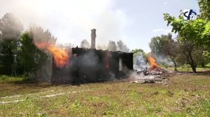 В селе Дуляпино сгорел жилой дом.