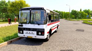 OMSI 2 Поездка еа ПАЗ-3205-07  по г. Борисов КАНДИДАТ маршрут 3b