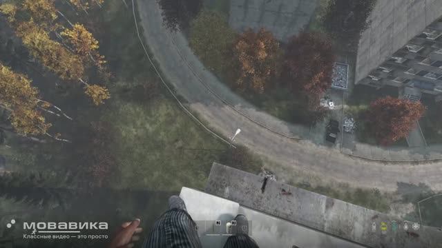 Что будет если спрыгнуть с 12 этажа в  DayZ?