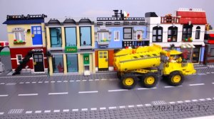 ЛЕГО ЭКСПЕРИМЕНТЫ! 🚜 Каток против полиции, пожарной и самосвала LEGO