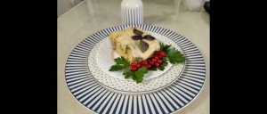 Каннелони фаршированные, с яйцами и брокколи.