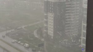 На Петербург обрушились ураган, гроза, ливень и град 9 июня 2026