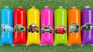 Распаковываем тачки Disney Pixar: Молния Маккуин, Мэтр, Филлмор, Док Хадсон, Круз Рамирес.