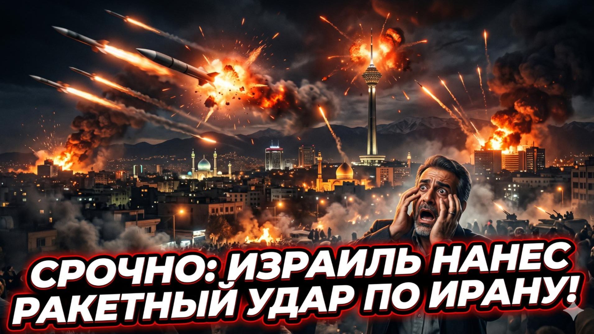 🚨Дэниел Дэвис | Израиль нанёс ракетный удар по Ирану - война началась?