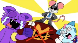 МУЛЬТИК ДЛЯ ДЕТЕЙ ПРО КОШАЧЬЕ БЕЗУМИЕ. ПОППИ ПЛЕЙТАЙМ (Poppy Playtime).  МУЛЬТФИЛЬМЫ ДЛЯ ДЕТЕЙ.