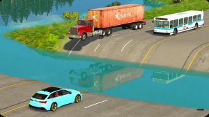 Машины против глубокой воды - BeamNG Drive - 🔥 Сборка ULTIMATE Edition