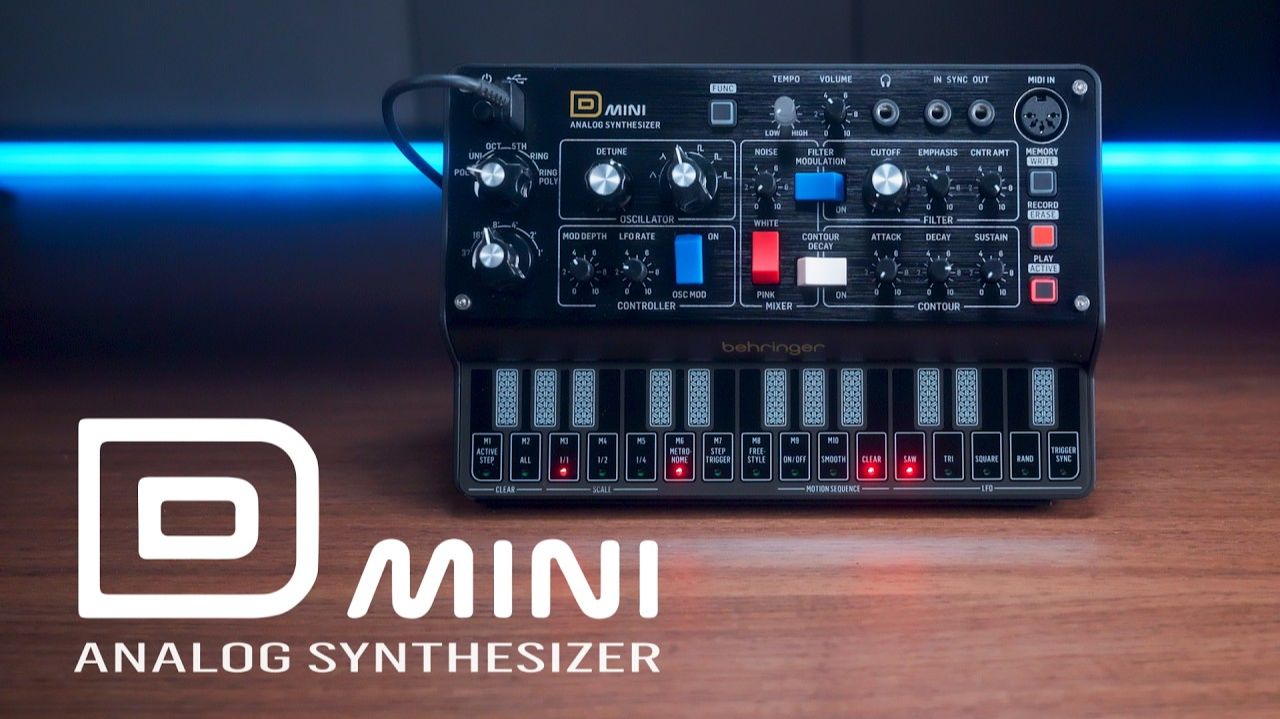 Behringer D-Mini: Legendary Analog Sound in Compact Synth