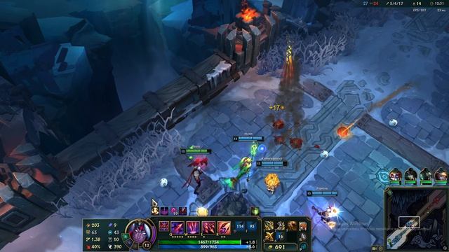 League of legends геймплей за Варуса