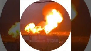 Взрывы и пожар на магистральном газопроводе в Дагестане!▪️На месте взрывов в Кизилюрте мощный пожар.