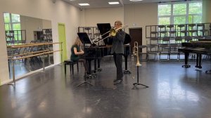 À la manière de Stravinsky pour Trombone et Piano» Jean-Michel Defaye