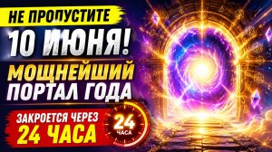 Не пропустите 10 июня. Мощный портал года закроется через 24 часа.